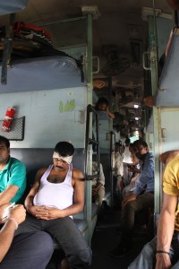 transports en Inde, train en sleeper