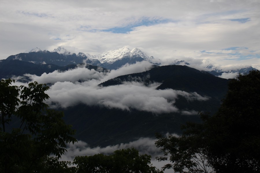 vue de Pelling, Sikkim