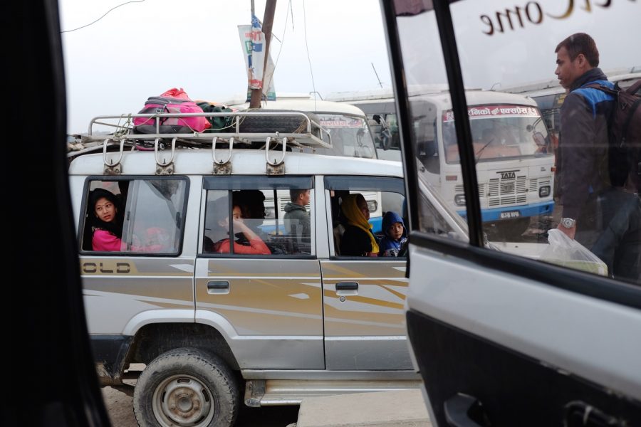 Nepal, shared jeep